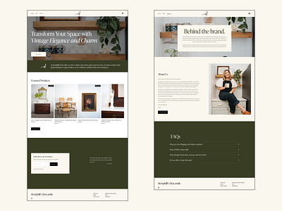 Hemphill's Mercantile - Website Design, Brand Identity Design