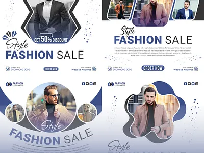 Fashion Sale Social Media Post Design ads banner branding design facebook post fashoin graphic design instagram post sale social media banner social media post visual identity