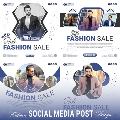 Fashion Sale Social Media Post Design ads banner branding design facebook post fashoin graphic design instagram post sale social media banner social media post visual identity