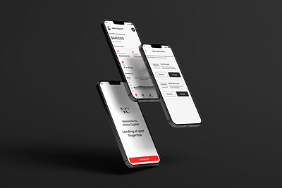 Niche Capital App admin panel capital capital app cash clean financial get loan app interface loan app loan offers minimal mobile app modern ui money niche capital online loan ui ui design