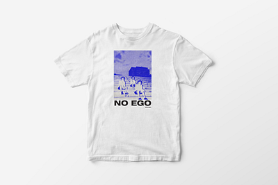 NO EGO TEE band merch branding design design art graphic design graphics illustration illustrator logo typography ui