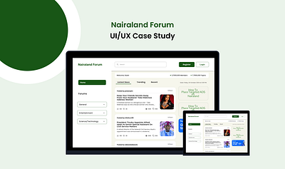 Nairaland Redesign Case Study design ui ux