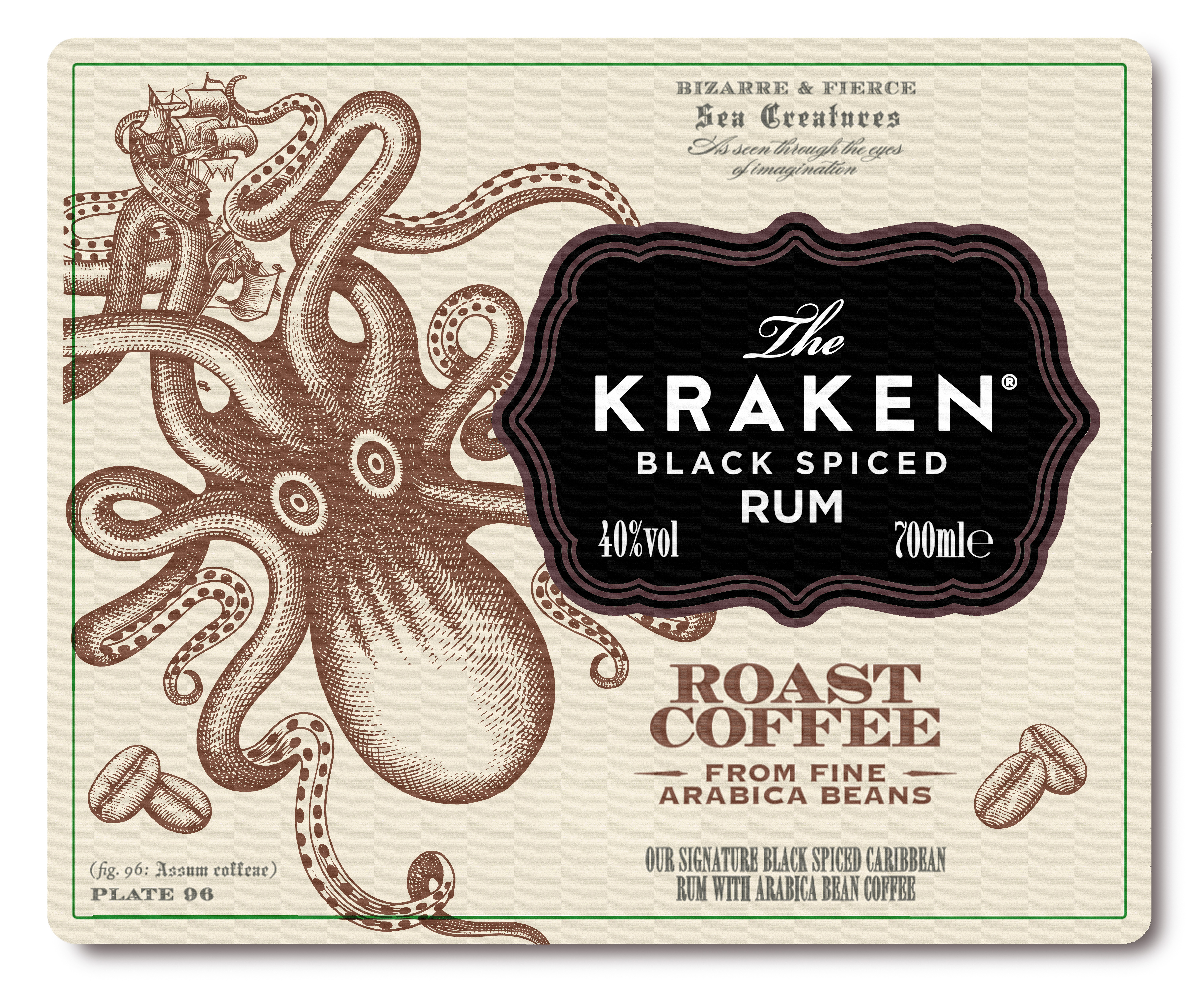 Example of Kraken Black Illustrated By Steven Noble