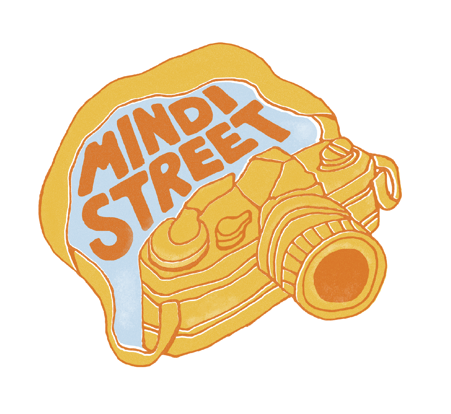 Mindi Street Photography Logo branding camera graphic design hand drawn hand lettering illustration illustrative logo lettering logo photography type typography