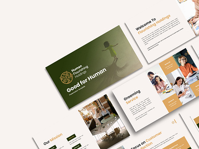 Flourishing Presentation Template branding deck design fiverr google slides graphics design illustration pitch pitch deck pitch deck design powerpoint ppt presentation presentation design upwork