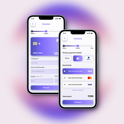 Credit Card Checkout UI Design appscreens creditcard figma ui ui design ui ux