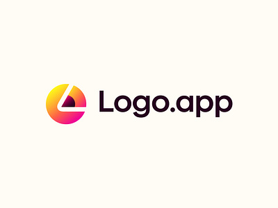 Logo.app logo design app app icon branding crayon creativity designing logos draw gradient icon l logo logo maker logotype mark modern monogram negative space pencil smart technology