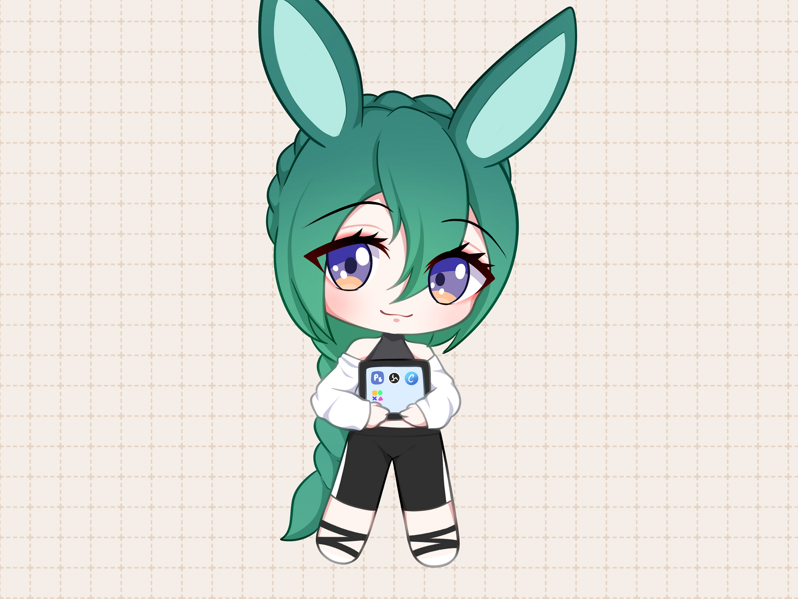Cute Chibi Commission by Pixamochi on Dribbble