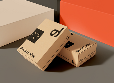 Swirl Labs Package Design Box Branding advertisement box brand brand design branding graphic design identity logo marketing package package design packaging product product design visual identity