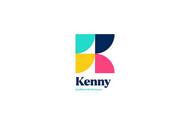 Kenny Architects abstract branding design graphic design illustration logo mcdaid vector