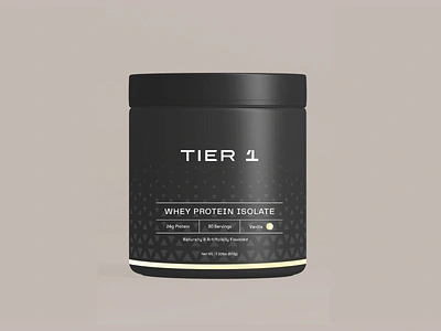 Fitness Whey Protein Supplement Package Design black branding container design designer fitness freelance geometric graphic design icon label logo mark package design packaging supplement vector