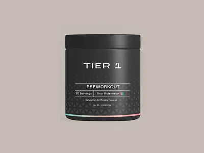 Fitness Preworkout Supplement Package Design black brand branding design fitness graphic design icon identity logo mark minimalist package design powder preworkout protein supplement tier triangle