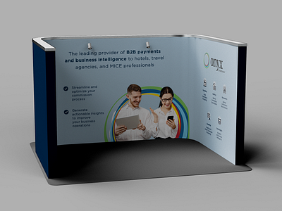 Trade Show Booth Creative - Q3 2025 - Onyx banners booth booth design composition conference design event event marketing exhibition graphic design illustrator indesign photoshop promotion pull up banners retractable banners sales trade trade show trade show booth