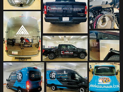 Fleet Wraps - Vehicle Vinyl Signage - Logos Lettering branding design graphic design illustration illustrator laminating logo photoshop plotting print production sai flexi typography vector vectorization vinyl vehicle signage weeding