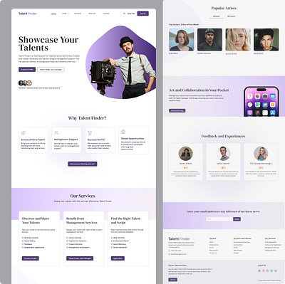 Landing Page desktop figma landing page ui ui design web website