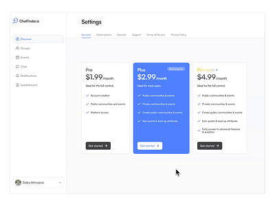 Subscription process admin animation b2b enterprise gradient interaction pay payment saas subscription ui ux web app