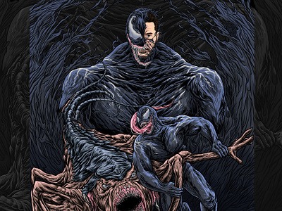 venom: the last dance illustration apparel art artwork clothes clothing cover design digital digital art digital illustration fanart fantasy illustratio art illustration monster monster illustration movie poster tshirt venom