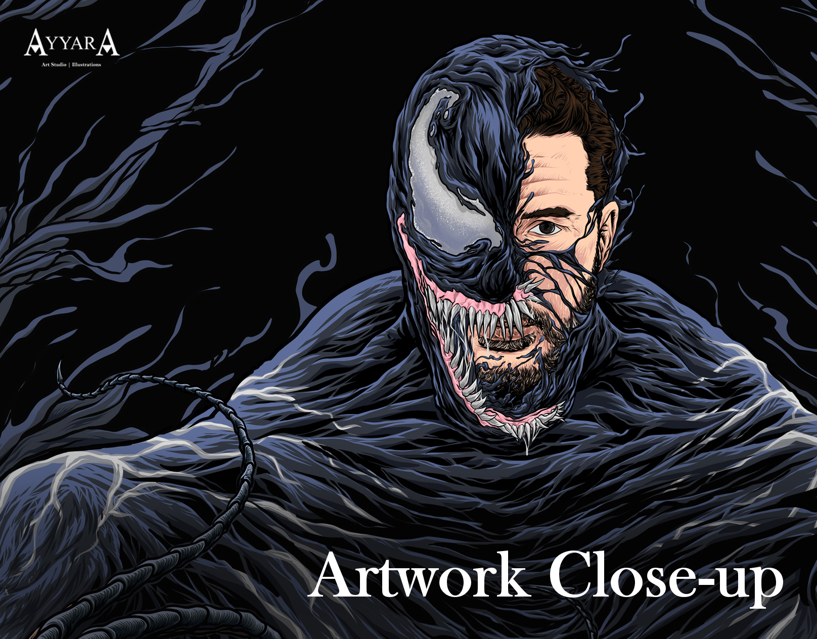 Example of Custom Digital Illustratio Medium Detail