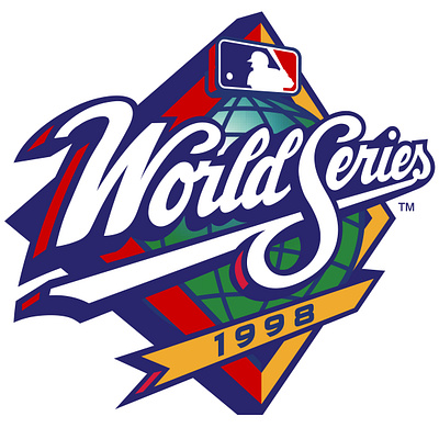 World Series 1998 Logo 3d 3d logo baseball logo brand logo branding business logo design designer graphic design illustration logo logo maker nbl logo sports logo sports logo design vector vintage logo world series world series brand design world series logo