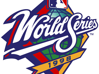 World Series 1998 Logo 3d 3d logo baseball logo brand logo branding business logo design designer graphic design illustration logo logo maker nbl logo sports logo sports logo design vector vintage logo world series world series brand design world series logo