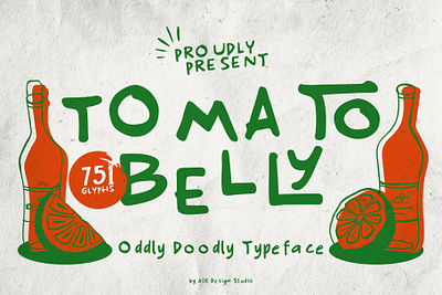 Tomato Belly Typeface design font fonts letteing typeface