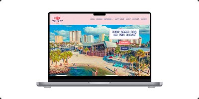 Water Pig BBQ website design