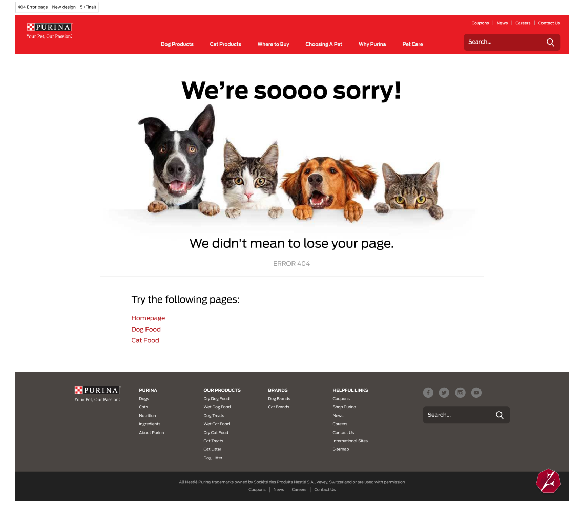 Client: Purina.com desktop sitemap purina purina.com purina.com sitemap sitemap