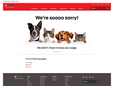 Client: Purina.com desktop sitemap purina purina.com purina.com sitemap sitemap