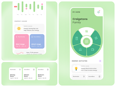 Smart Home Mobile app app control design home home automation home monitoring home station house household mobile monitoring remote control sajon smart smart devices smart home app smart house smartapp ui ux