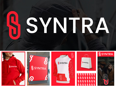 Syntra - Logo design, clothing logo, fashion logo & Branding brand identity brand logo brandmark clothing brand clothing line logo clothing logo fashion brand letter s logo logo design logos modern logo monogram logo popular s s logo streetwear logo top visual identity