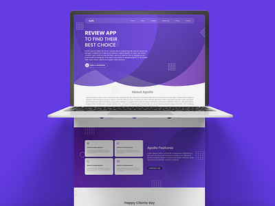 Landing Page & Website UI Design 3d adobe xd animation arifulcreatorstudio brand identity branding design figma figma design graphic design illustration logo motion graphics typography ui ui design uiux ux vector xd