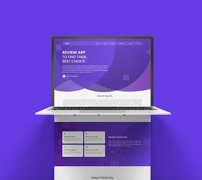 Landing Page & Website UI Design 3d adobe xd animation arifulcreatorstudio brand identity branding design figma figma design graphic design illustration logo motion graphics typography ui ui design uiux ux vector xd