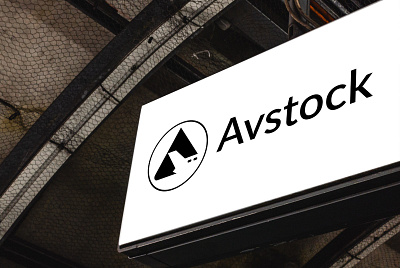 Avstock logo design aerospace air logo airlines branding design letter letter logo logo logo design print