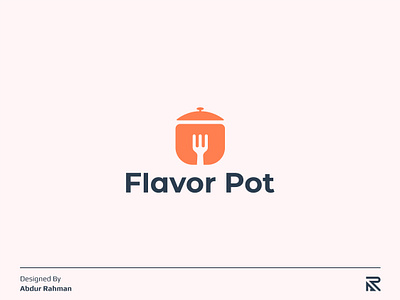 FlavorPot || Food & Culinary Logo brand identity brandidentity branding business logo creativelogo culinarylogo customlogo designdaily flavorlogo food foodanddrink foodlogo foodpot forklogo logodesign logomark logotype minimallogo modernlogo visualidentity