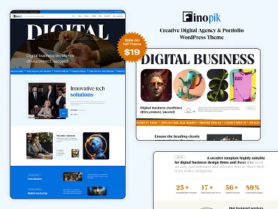 Finopik - Creative Digital Agency and Portfolio WordPress Theme business evolution business solutions business theme corporate website creative agency digital agency digital business financial solutions latest landing page portfolio professional services responsive responsive template software agency startup solutions themes and templates uiux webdesign webdevelopment wordpress theme