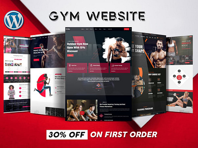 "30% Off on Gym Websites! Don’t miss this great offer—contact me animation design wordpress