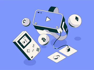 Virtual Reality Isometric 2d illustration adobe illustration digital art digital drawing drawing illustration illustrator isometric isometric illustration vector virtual reality vr design