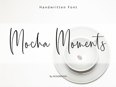 Mocha Moments - Handwritten Font branding design font graphic design illustration logo mocha moments script vector