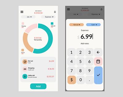 Design UI: Calculation budget budget management calculation design design ui graphic design mobile app mockup product design ui ui design ux ui