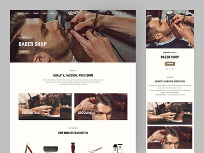 Barbar Shop-eCommerce website barbar shop ecommerce barbarshop barbarshop website design library ecommerce landing page ecommerce website landing page design mobile app mobile responsive responsive design shopify shopify barbar shop shopify shop shopify store ui design ux design web application web design website design williamhaiken