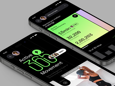 Wellness Mobile App Design app banking chart dashboard design fitness full graph green mind minimal mobile numbers profile simple stats ui ux well wellness