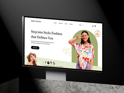 Style Avenue Website✨ branding design ecommerce fashion fashionboutique graphic design landing page onlineshopping trendyfashion ui uiux user interface web design website website design wordpress