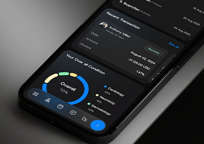 Humanex-AI: Smart Healthcare Dashboard - Mobile App 🩺 ai dashboard healthcare healthtech logo mobile app respomsive design ui ux