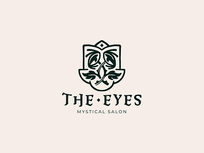 The eyes eye halloween horror logo logotype mystic nature rose