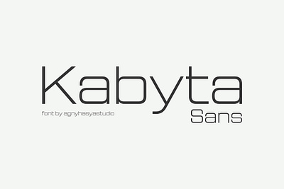 Kabyta Sans bold brand branding clean expanded family font italic logotype minimalist modern professional sans sans serif technology typeface ui variable web