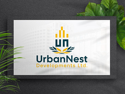 creative Urbannest real estate developments company logo design abdullah miraz best logo designer best seller brand designer branding company development logo estate logo fiverr logo designer logo logo maker mascot logo designer minimal logo motion graphics nest company real estate real estate logo stationery design unique logo vintage logo