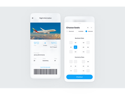 Flight Booking App app branding design minimal typography ui ux