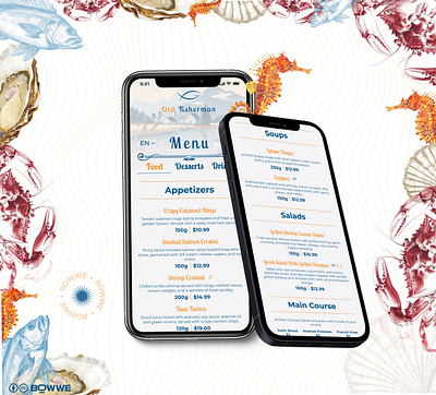 Design Menu for Fish Restaurant creative menu design ideas food menu design ideas menu design ideas menu format ideas menu style ideas modern menu design ideas modern menu ideas