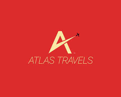 Atlas Travels brand identity branding graphic design illustration logo logos travel agency vector