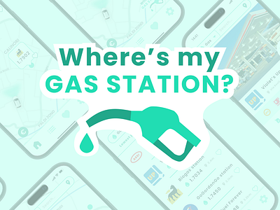 Where's my Gas Station? design figma fuel gas gasstation ui uidesign ux